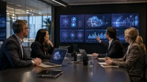 Enterprise team evaluating value-added reseller companies and capabilities